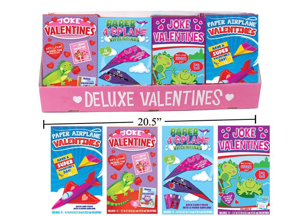 V'tines 12ct. Deluxe Boxed Cards , 36/DPY, 4asst.Titles
