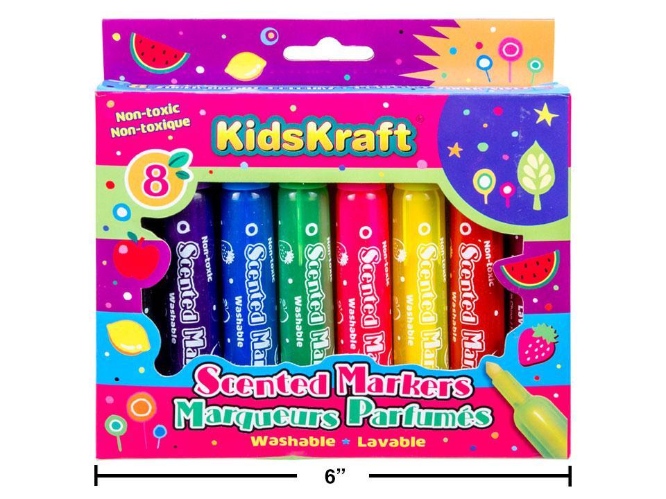 KD.Kr.8-pc Scented Colour Markers, window box