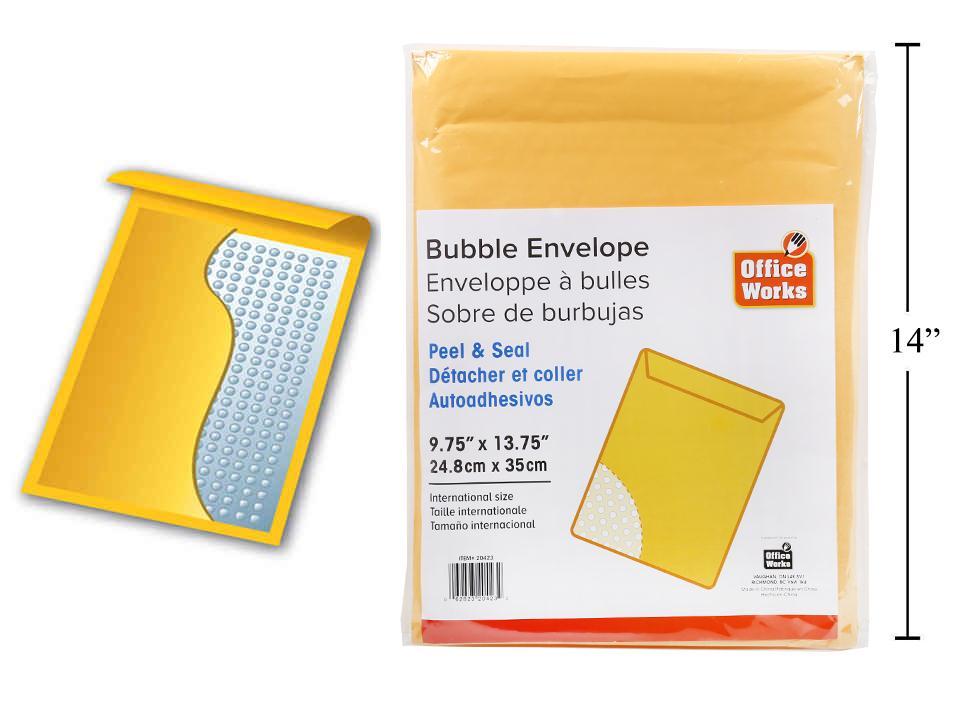 O.WKs. 9.75x13.75" Bubble Envelope (ES85184)