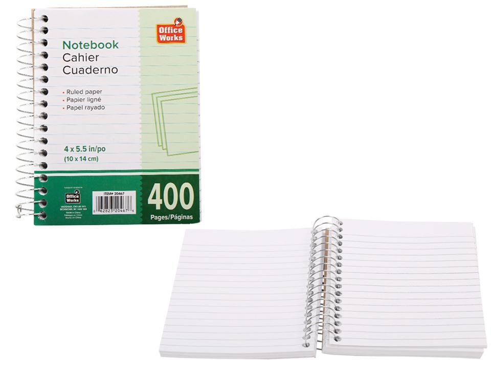 O.WKs. 400-P 5.5x4" Chubby Notebook (HZ)