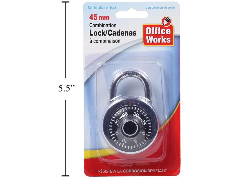 O.WKs. 45mm Combination Lock