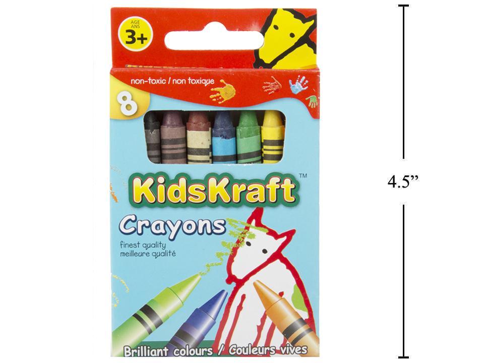 KD.Kr. 8-pc. Crayons, window box