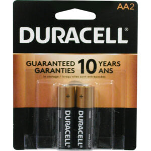 Duracell Coppertop AA Batteries, Pack of 2