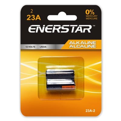 23A 12V Car Remote Battery; Pack of 2