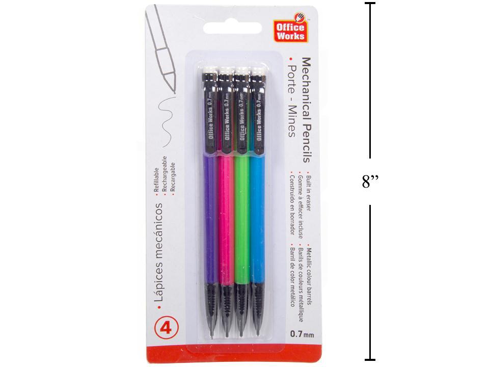 O.WKs. 4-Piece Mechanical Pencils Set