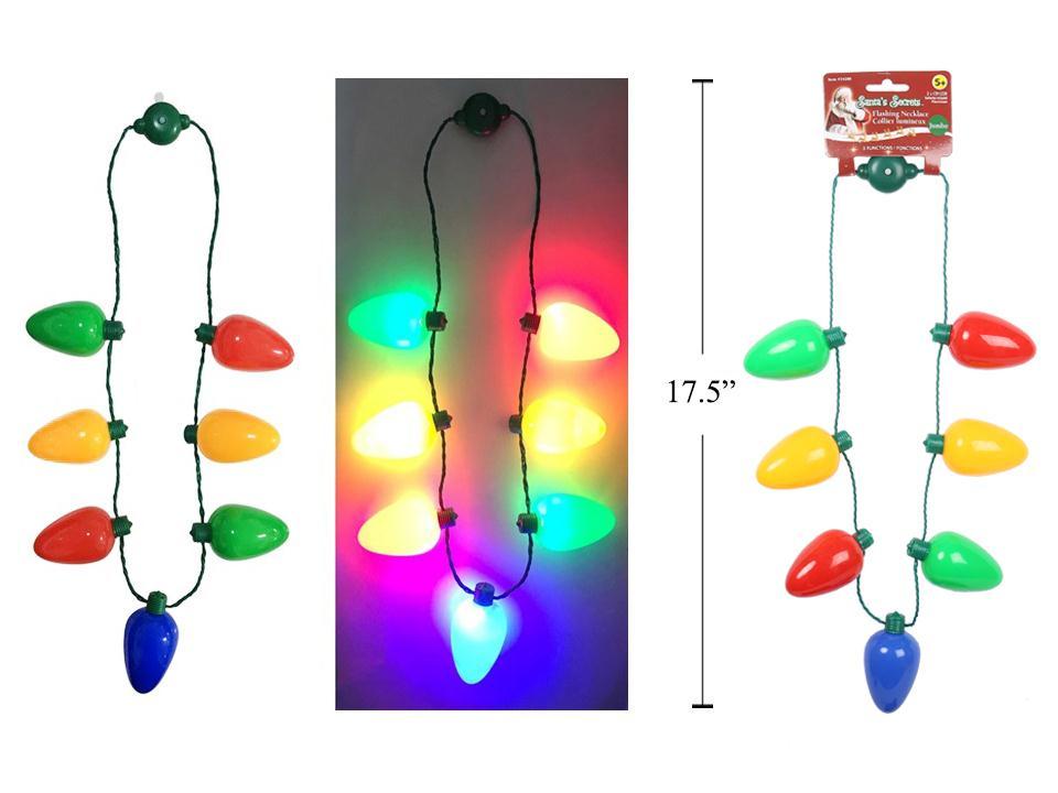 S.Secrets 7 LED 2.5'' Jumbo Bulb Necklace, header card