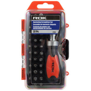 37-Piece Screwdriver and Bit Ratchet Set