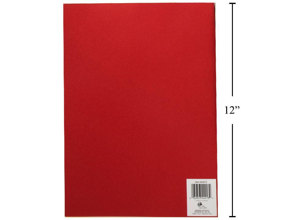 T4C Bristol Paper, 8.25" x 11.5", Red, 220g