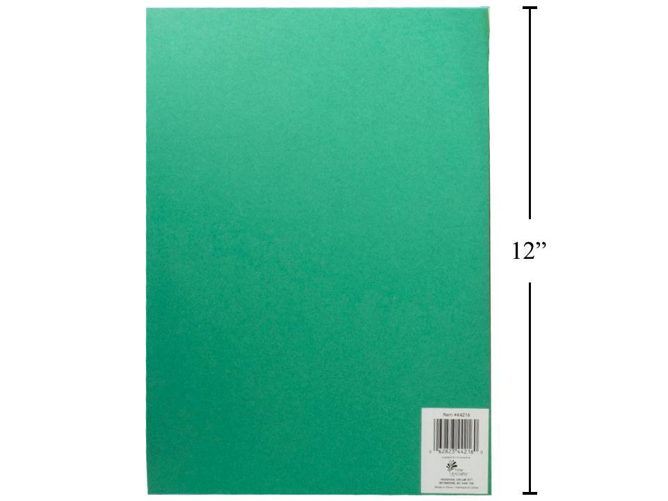 T4C, 8.25" x 11.5" Bristol Paper, Green, 220g,