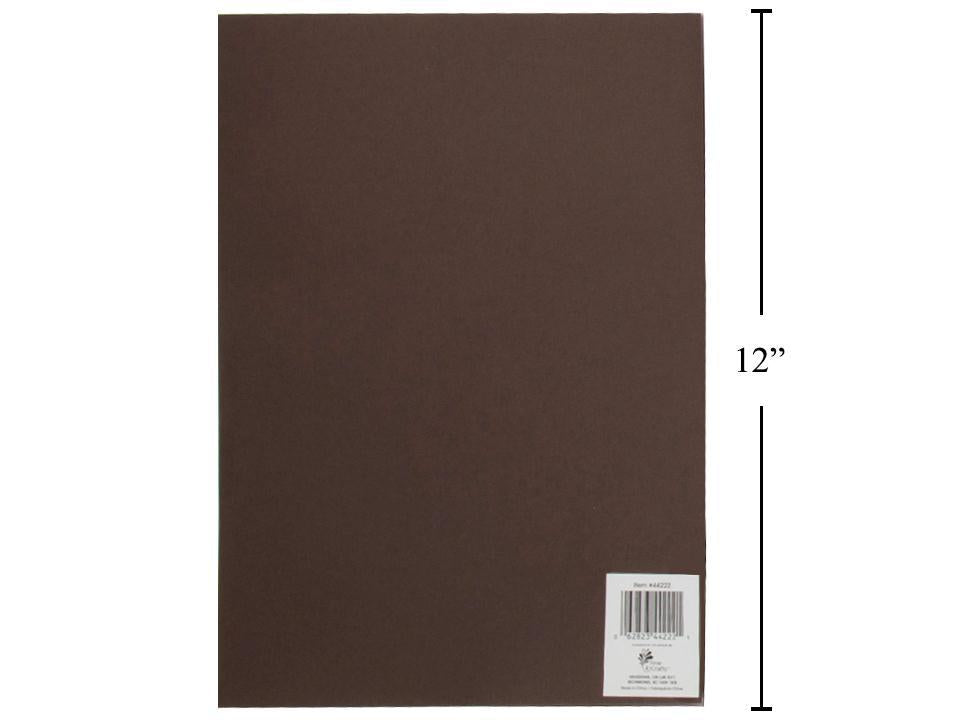 T4C, 8.25" x 11.5" Bristol Paper, Brown, 220g, 12/poly bag