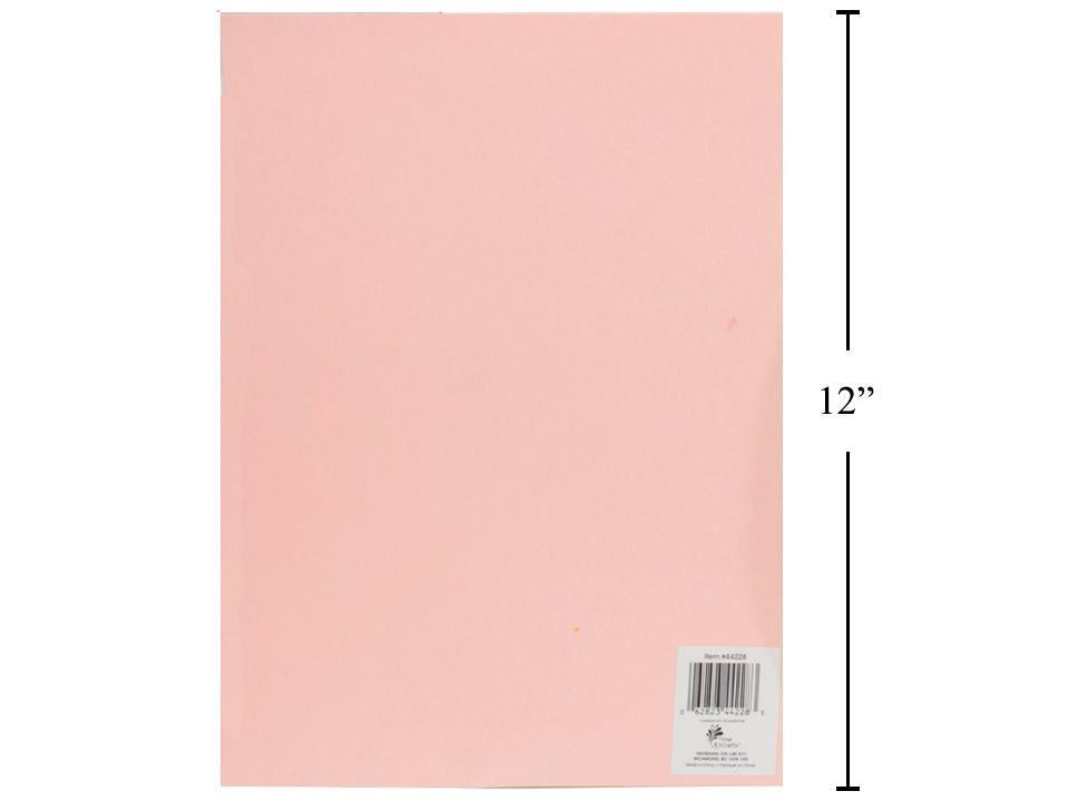 T4C, 8.25" x 11.5" Bristol Paper, Pastel Pink, 220g, 12/poly bag