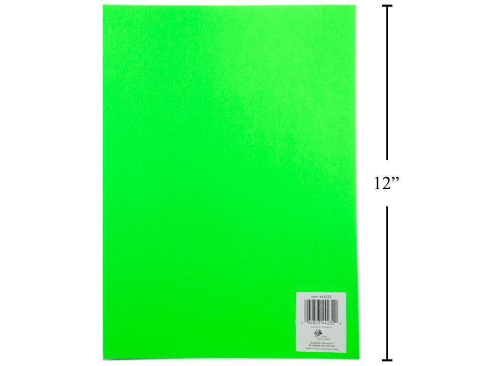 T4C Fluorescent Green Bristol Paper, 8.25" x 11.5"