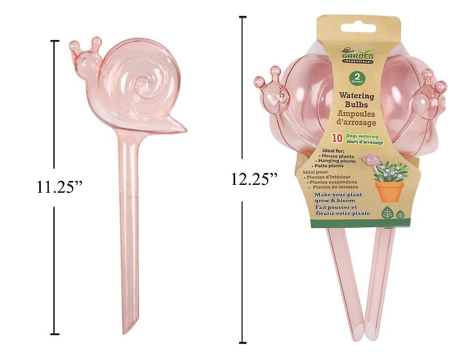 Garden E. Set/2 Snail Watering Bulbs