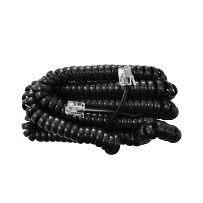 25 Ft. Black Handset Cord