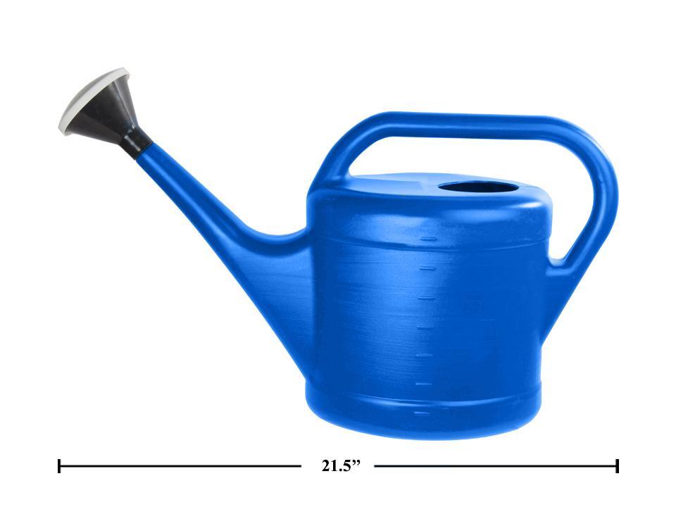 Garden E. 8L Watering Can-Blue, 21.5''x6.5''x12.25''