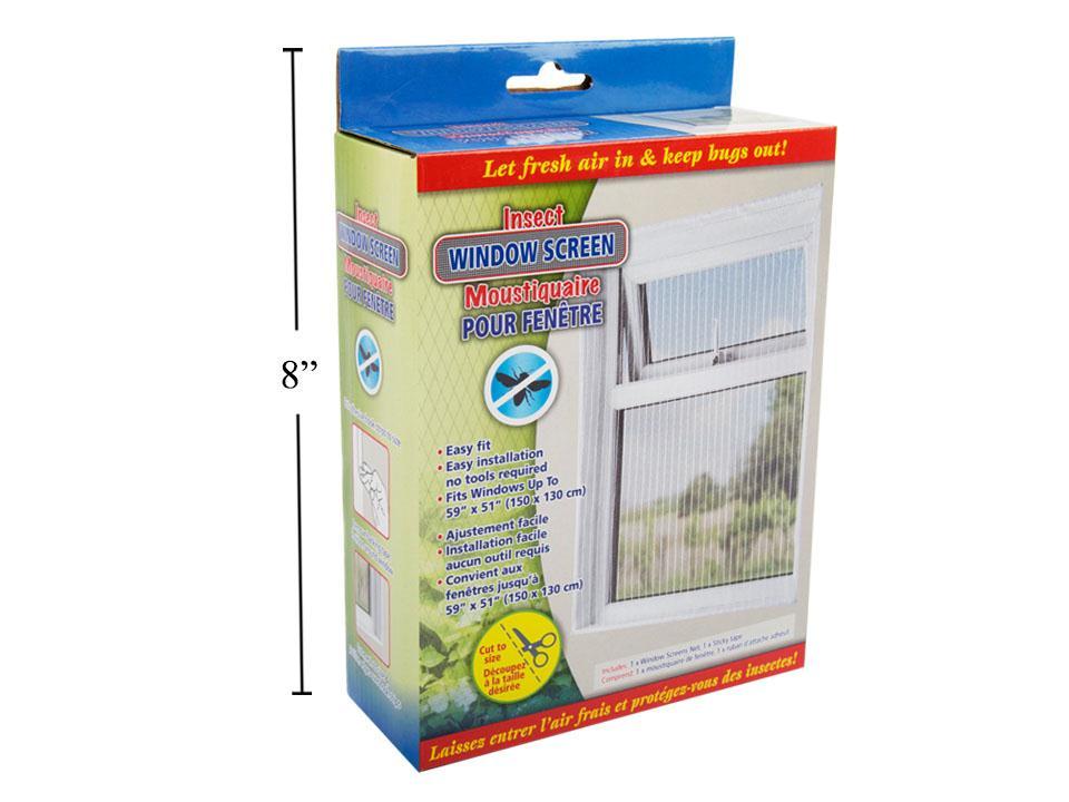 Insect Window Screen, 59"x51", one colour, colour box