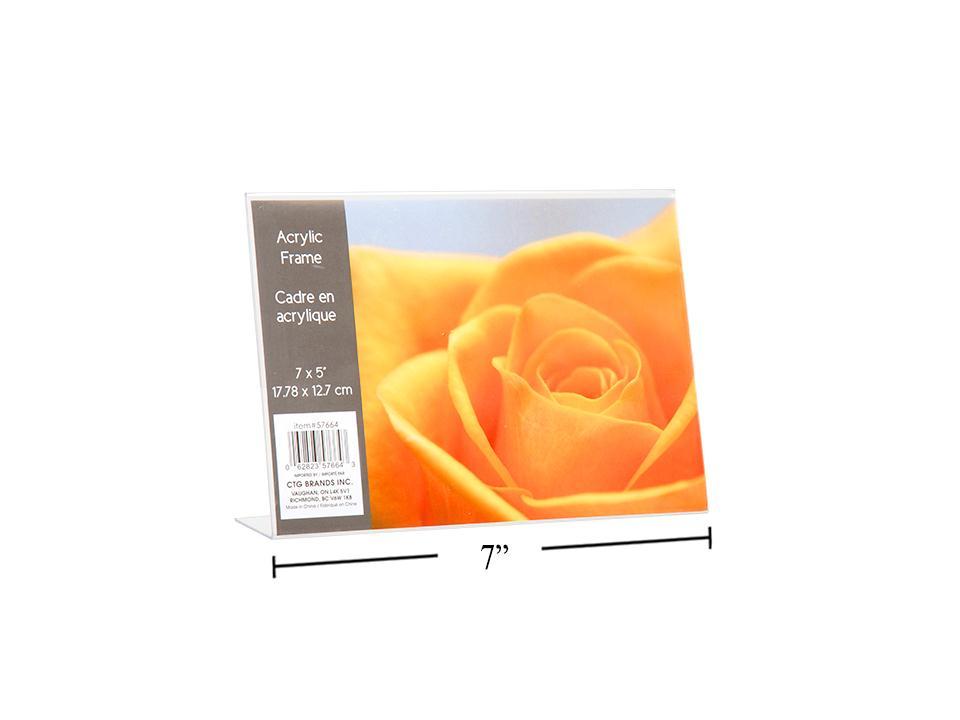 7 x 5" Horizontal Acrylic Photo Frame