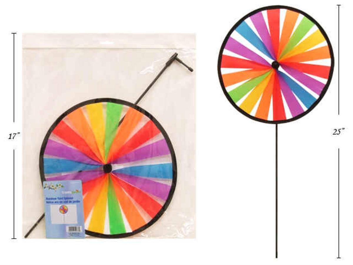 Rainbow Yard Spinner, polybag w/insert,  (A383337)