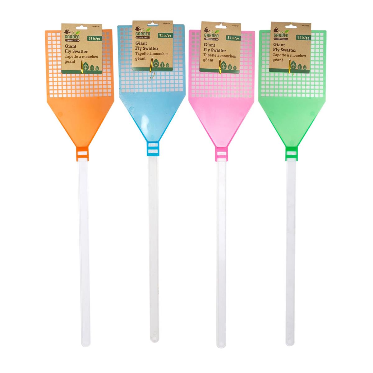 Garden E. 31" Giant Fly Swatter, Neon Colours