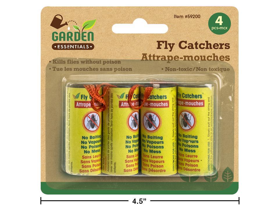 Garden E. 4pk Fly Catchers, b/c Garden E. 4pk Fly Catchers, b/c