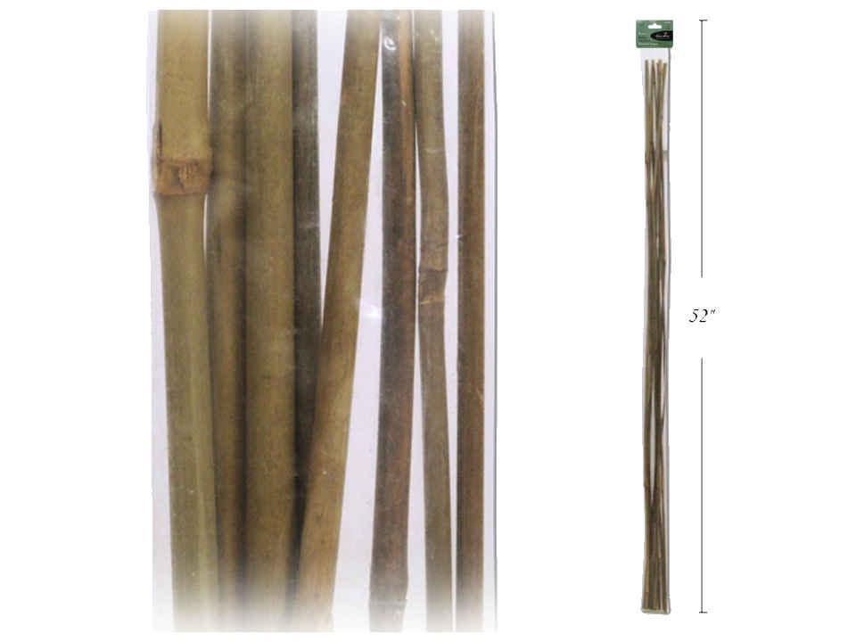 Garden E. 6ct. 4FT. Bamboo Plant Stakes Natural Colour, pbh
