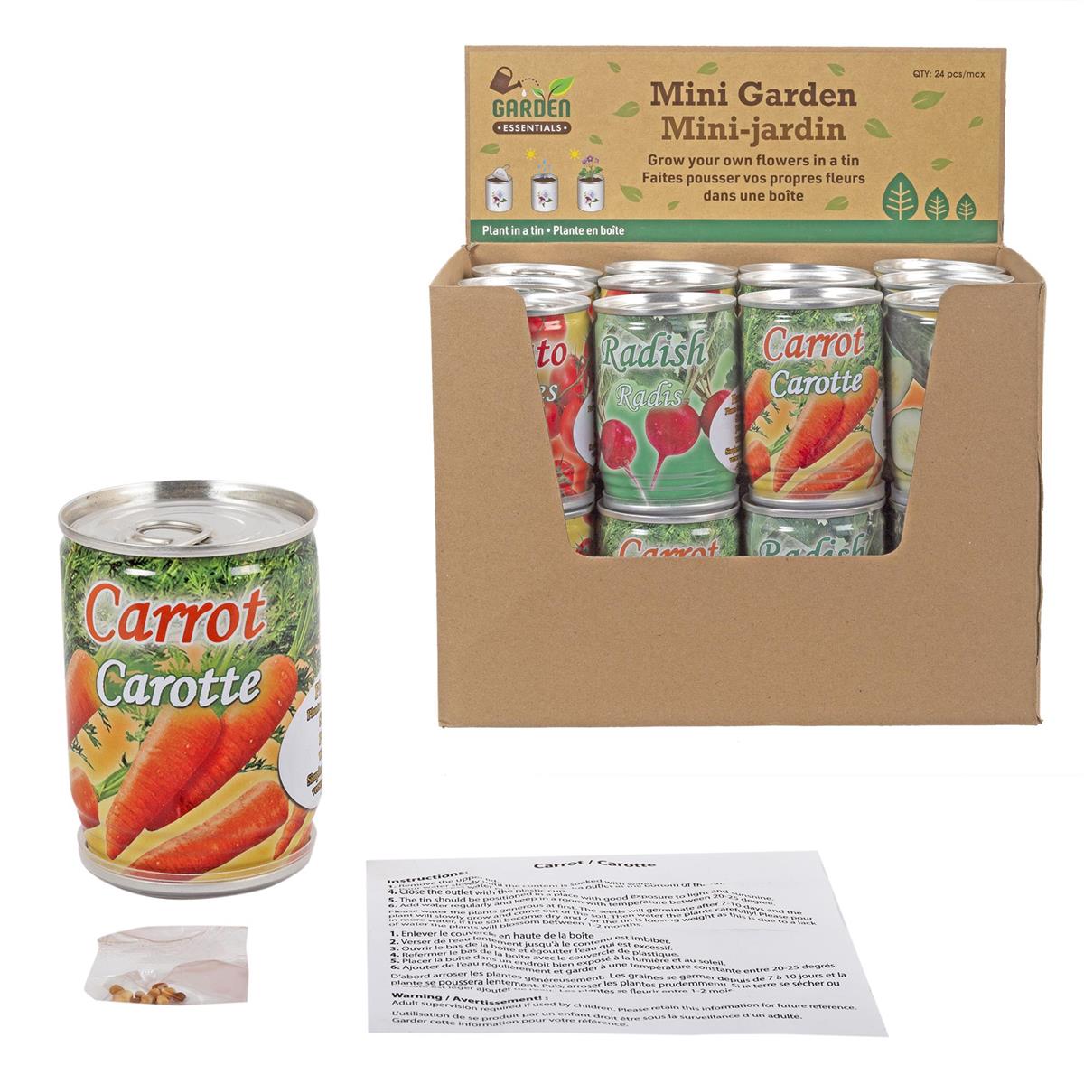 Grow Your Own  Vegetables in a Tin