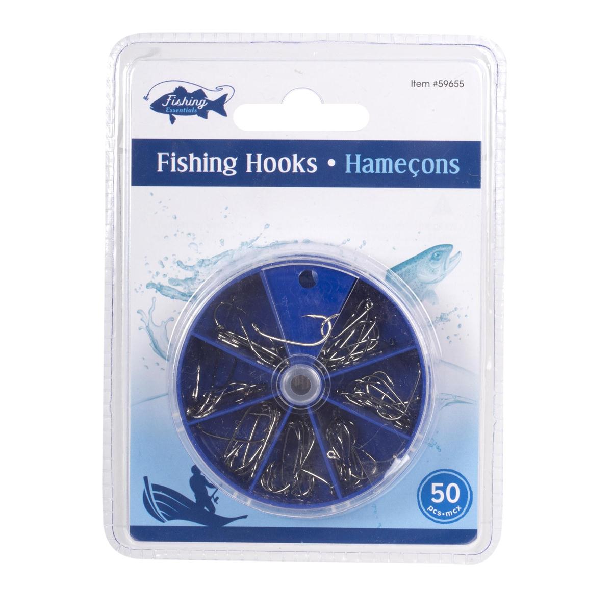 Fishing 50pcs Metal Fishing Hooks