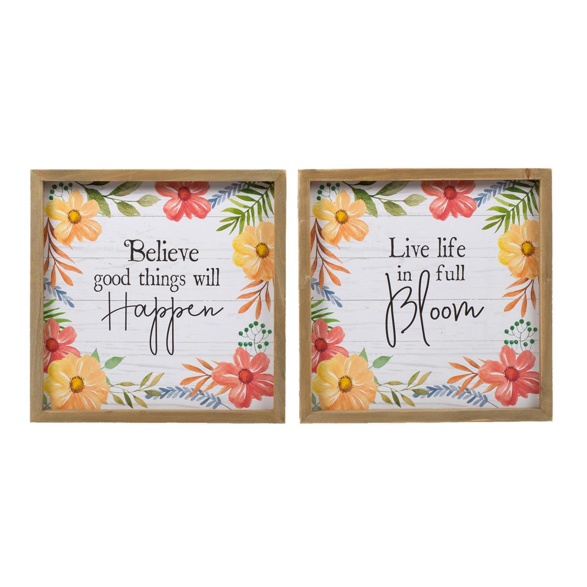 Country Garden 12"x12" Wall Plaque
