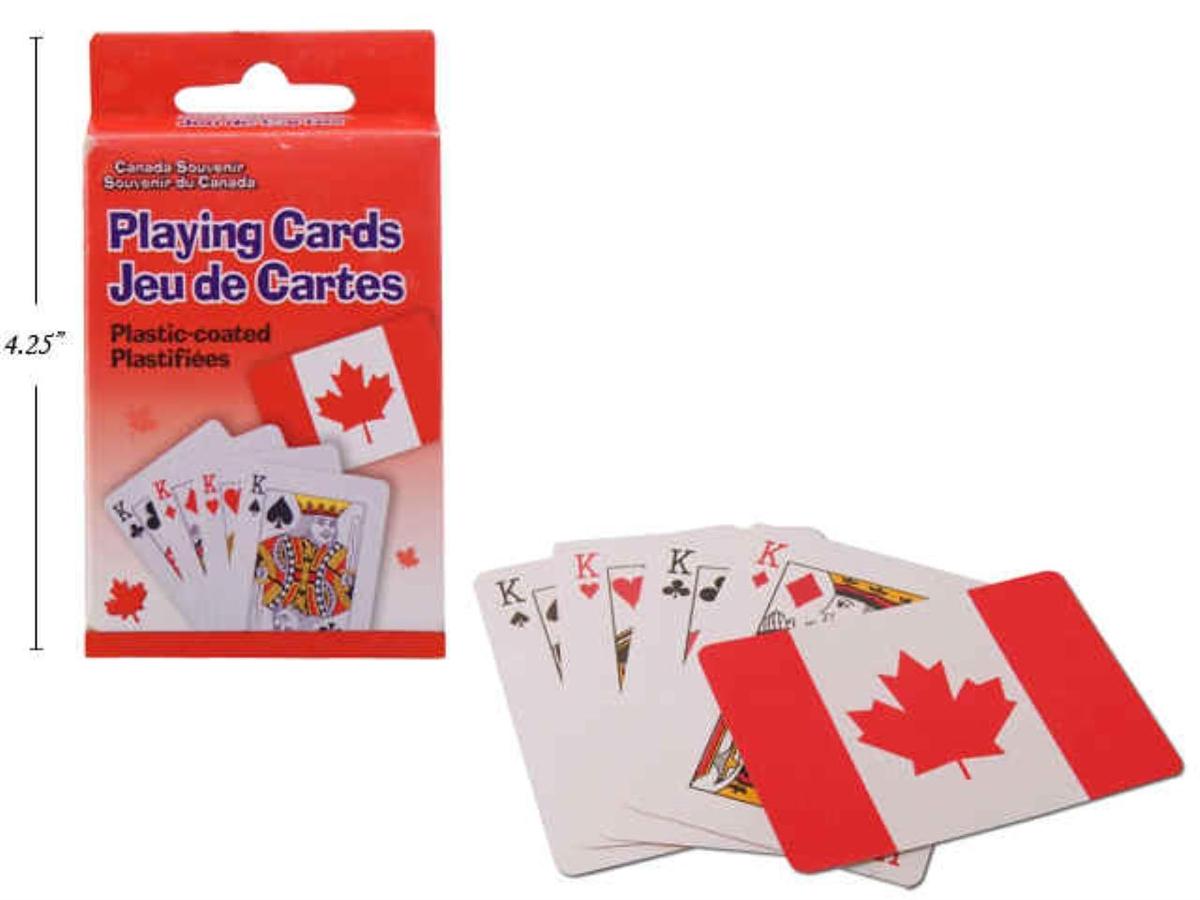 Canada-Themed Playing Cards in Colour Box
