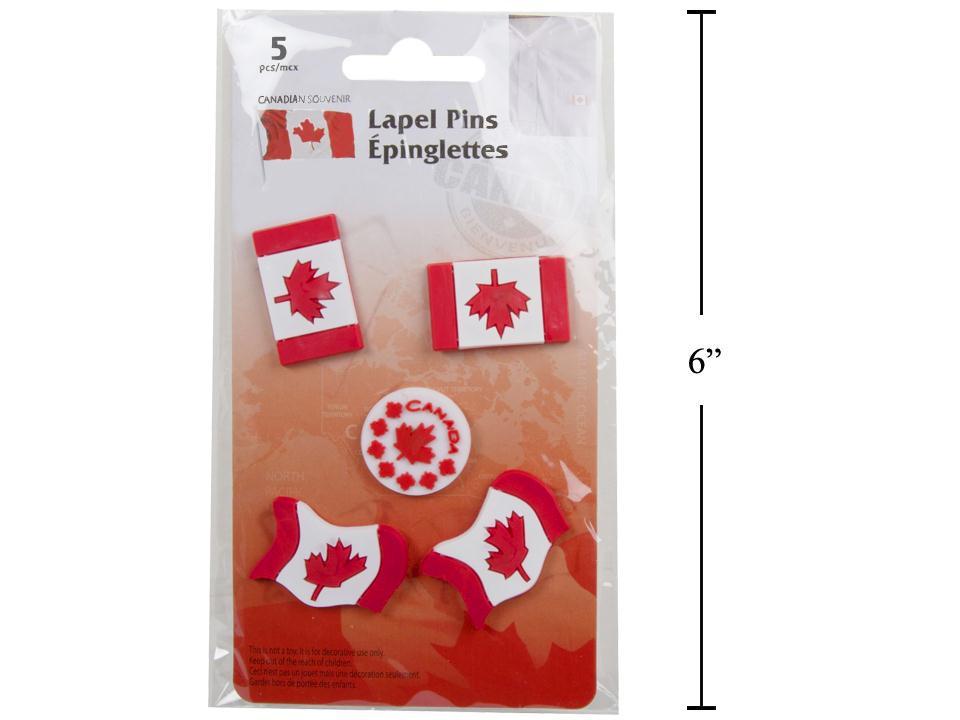 Canada 5-Piece Lapel Pins