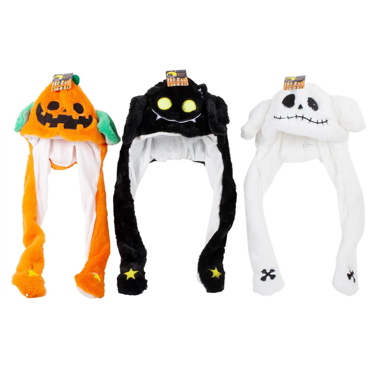 Hoot Hween Flapping Ears Plush Hat w/Air Pump