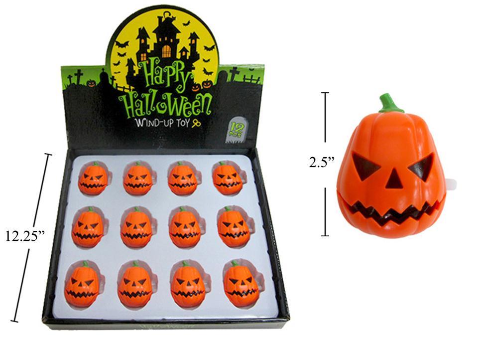 Hoot Hween Wind-Up Pumpkin w/Moving Mouth