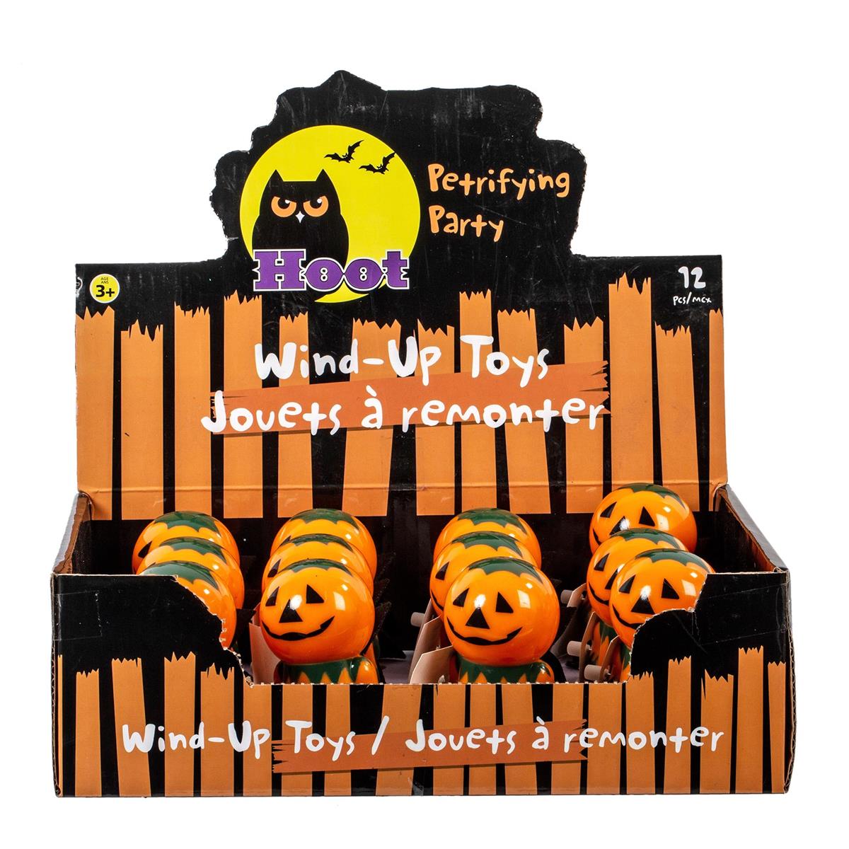 Hoot Hween Wind-Up Walking Pumpkin w/Cape