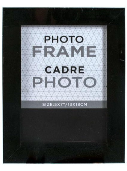 Black Gallery Frame, 5x7", PS, with Shrink Wrap and PDQ