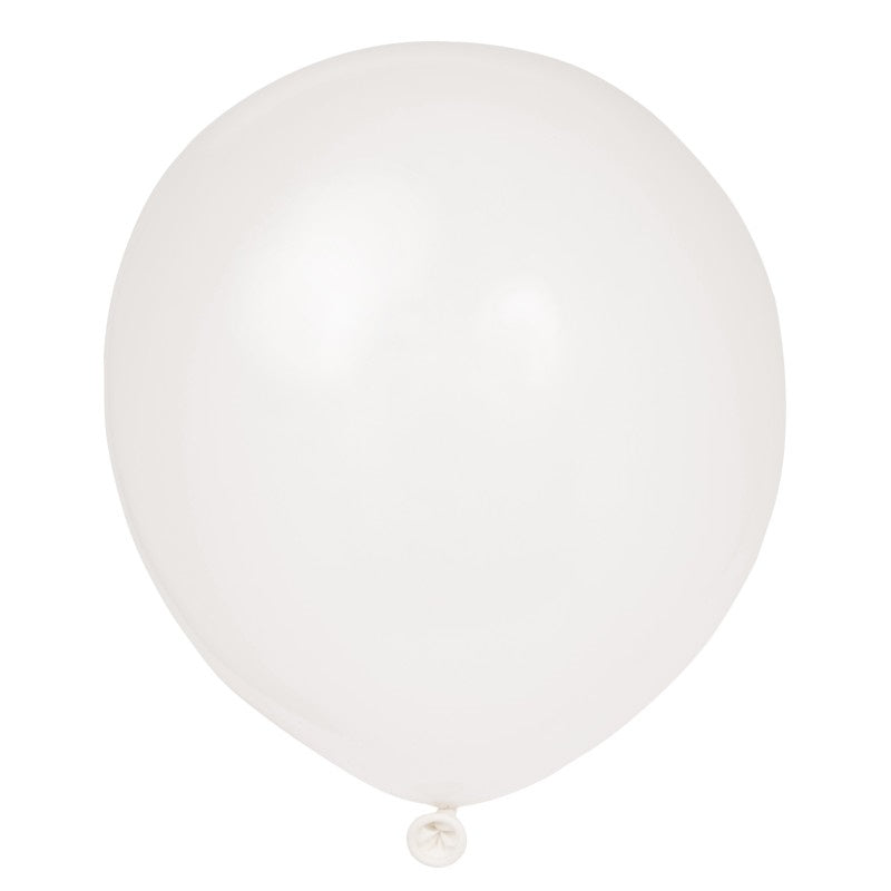 Latex Balloons 10ct - White
