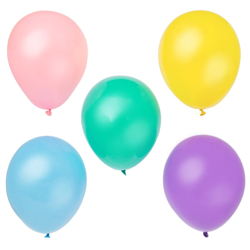 12 Latex Balloons  10ct - Assorted Pastel"