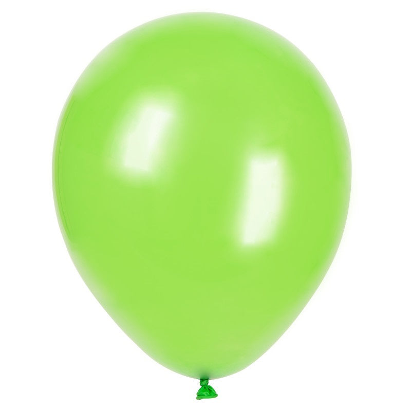 12 Latex Balloons  10ct - Lime Green"