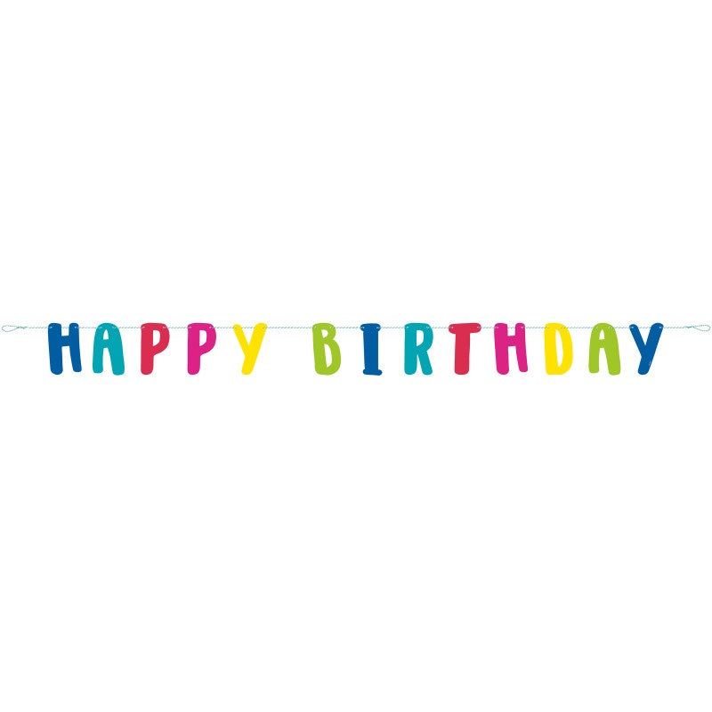 6 ft Llama Happy Birthday Letter Banner