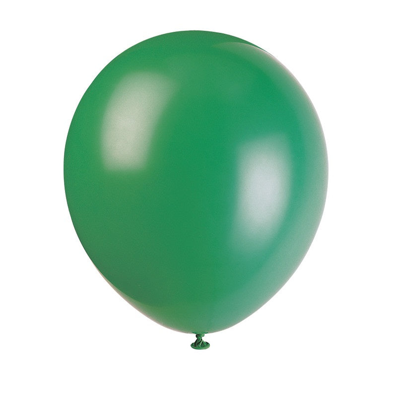 Latex Balloons 10ct - Forest Green