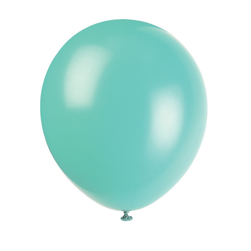 Latex Balloons 10ct - Seafoam Aqua