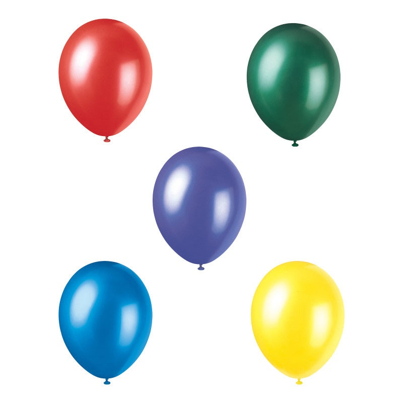 12 Latex Balloons  8ct - Assorted"