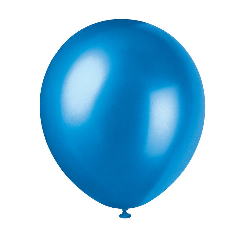 12 Latex Balloons  8ct - Sapphire Blue"