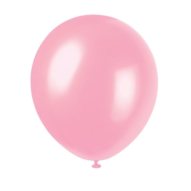 Latex Balloons 8ct - Rose Petal Pink