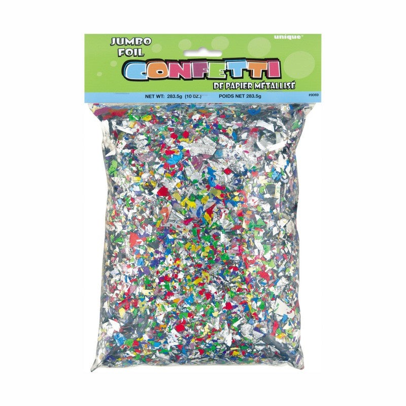 Jumbo Foil Confetti, 10Oz Pack