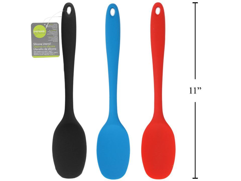 L.Gourmet's 11" Silicone Spoon in 3 Colors, Tag Included (HZ)