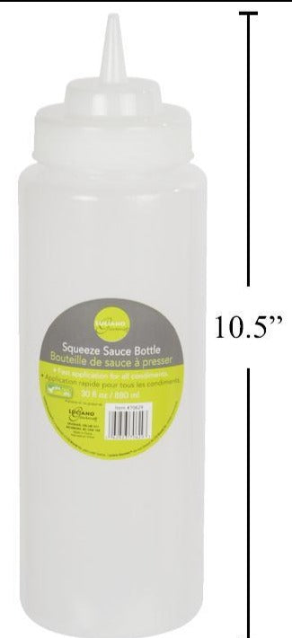 L.Gourmet 30 oz Squeeze Bottle with Color Label