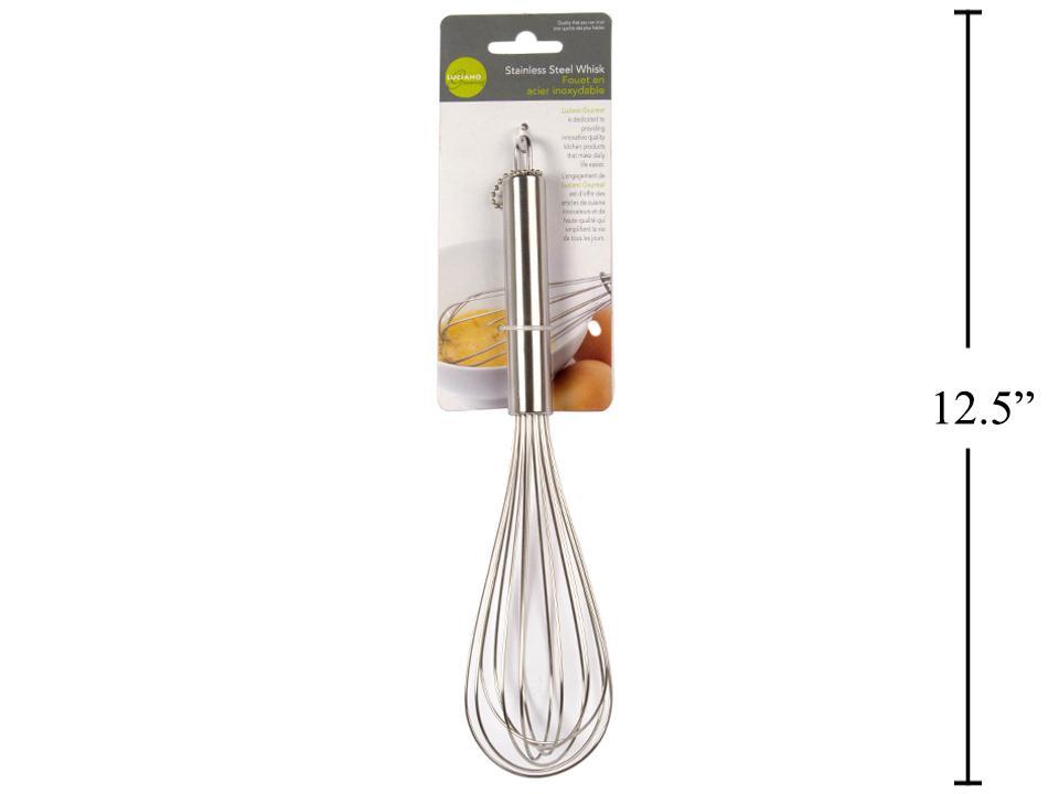 L.Gourmet Stainless Steel 10" Whisk, Item #80723-HC (CP)