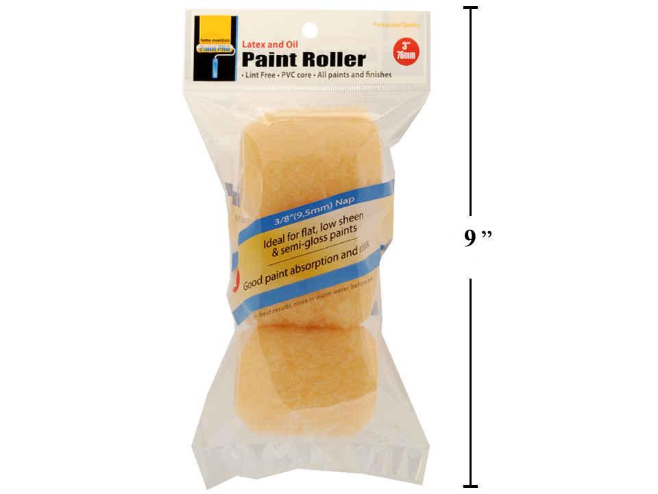 H.E. Paint Pro 3-pc 3" Paint Rollers Refill,printed polybag