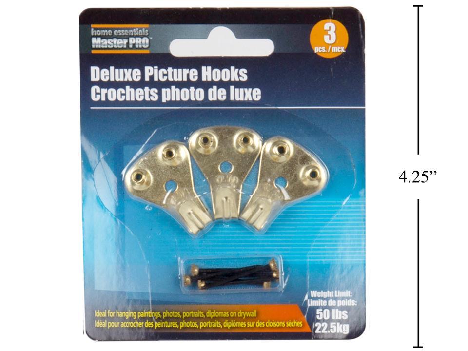 Master Pro 3-Piece 2 Hole Picture Hook