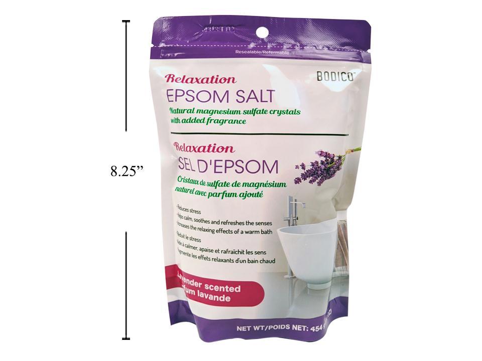 Bodico Lavender Relaxation Epsom Salt, 454g